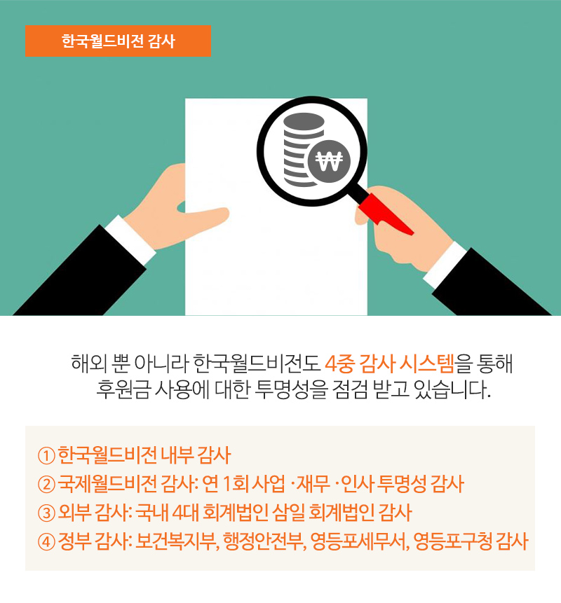 한국월드비전 감사