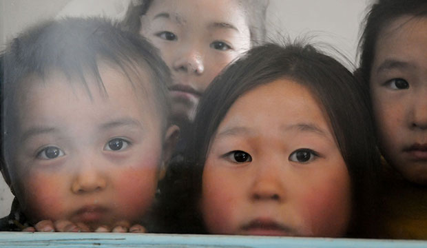 북한 아이들 모습