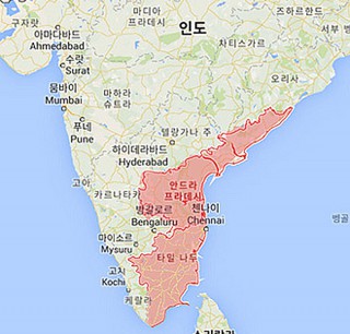 홍수 피해지역 지도